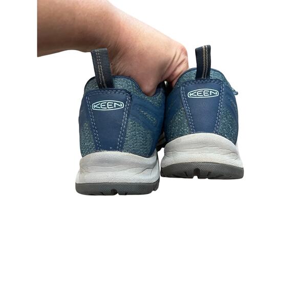KEEN Terradora II Waterproof Hiking Shoes Blue Lace Up All Terrain Sz 7.5 Women - Picture 7 of 10